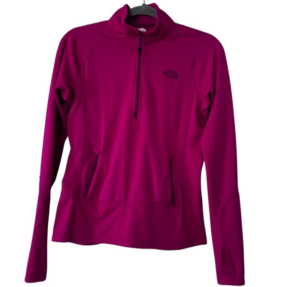 The North Face Women’s Fitted Quarter Zip in Pink size Small